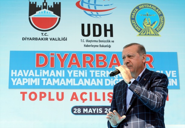 Cumhurbaşkanı Erdoğan Diyarbakır'da...