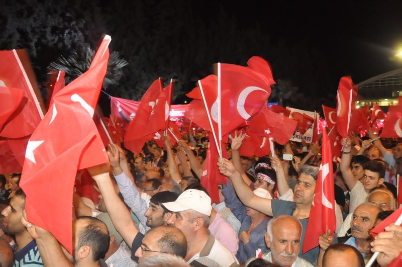 Erdoğan ve Yıldırım İzmir'de