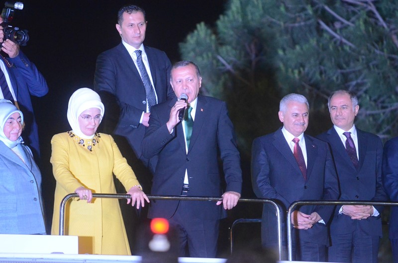 Erdoğan ve Yıldırım İzmir'de