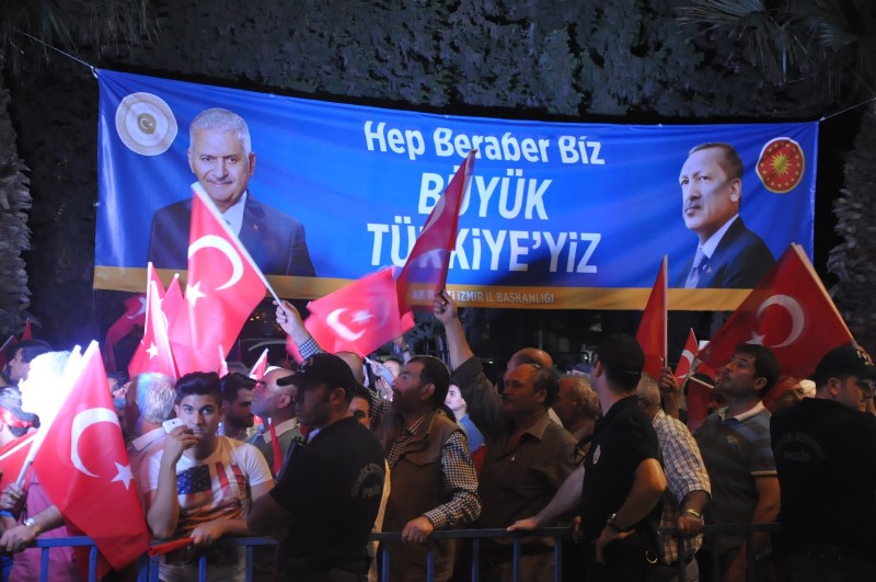 Erdoğan ve Yıldırım İzmir'de