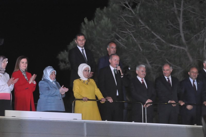 Erdoğan ve Yıldırım İzmir'de