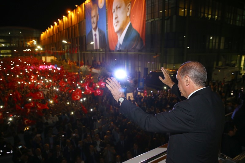 Erdoğan ve Yıldırım İzmir'de