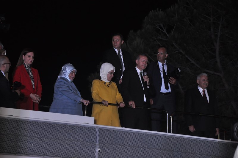 Erdoğan ve Yıldırım İzmir'de