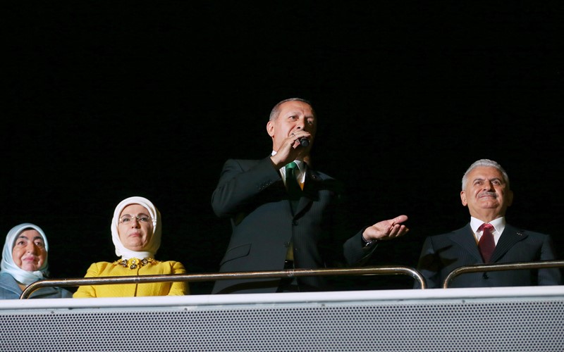 Erdoğan ve Yıldırım İzmir'de