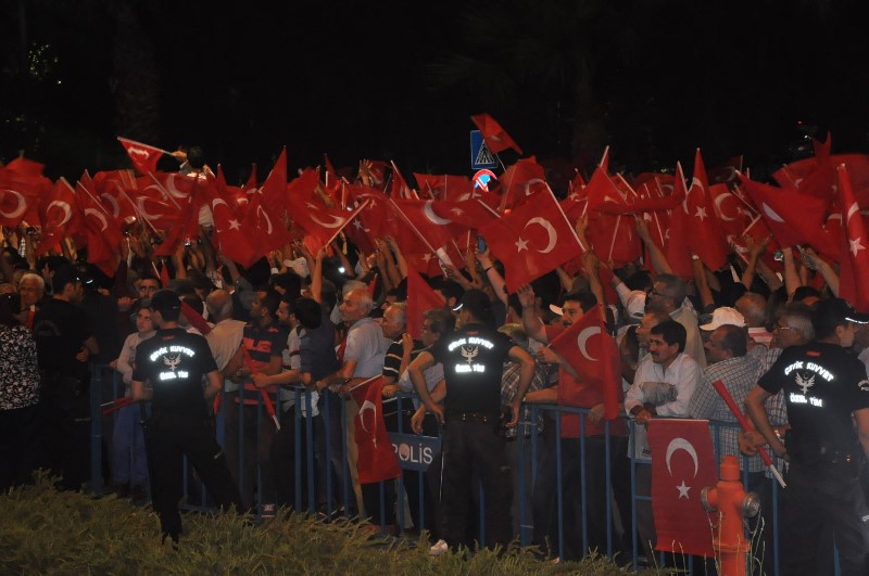 Erdoğan ve Yıldırım İzmir'de