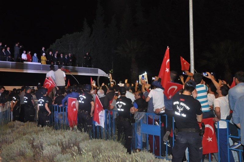 Erdoğan ve Yıldırım İzmir'de