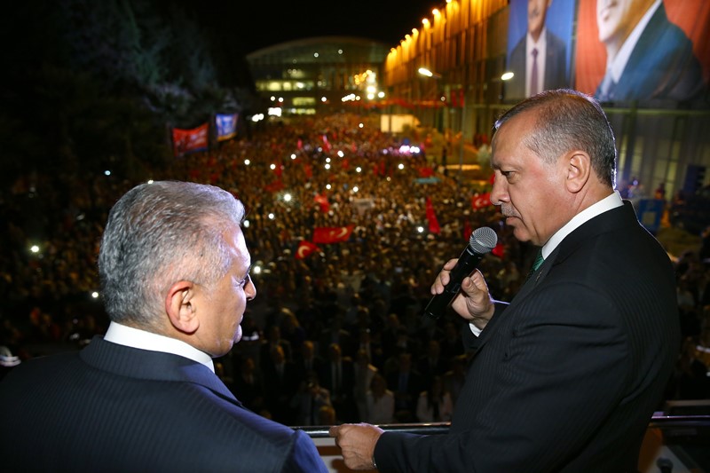 Erdoğan ve Yıldırım İzmir'de