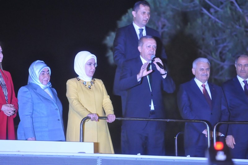 Erdoğan ve Yıldırım İzmir'de