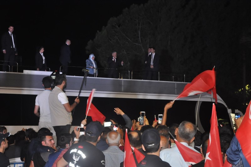 Erdoğan ve Yıldırım İzmir'de