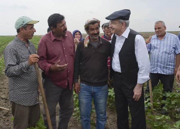 Kılıçdaroğlu kasket taktı, çapa yaptı