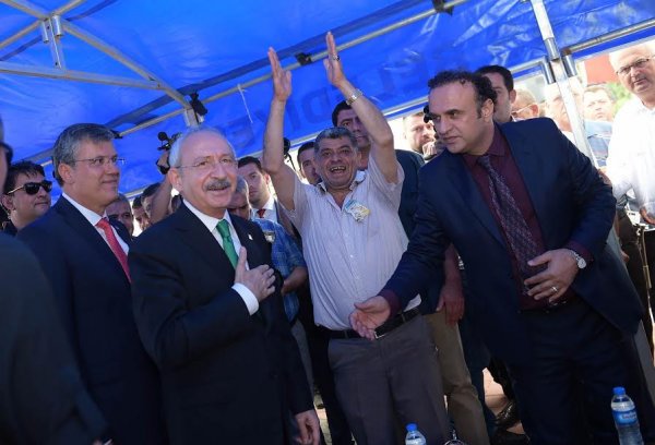 Kılıçdaroğlu kasket taktı, çapa yaptı