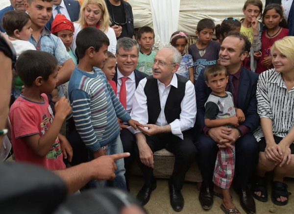 Kılıçdaroğlu kasket taktı, çapa yaptı