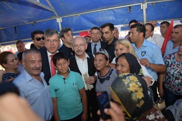 Kılıçdaroğlu kasket taktı, çapa yaptı