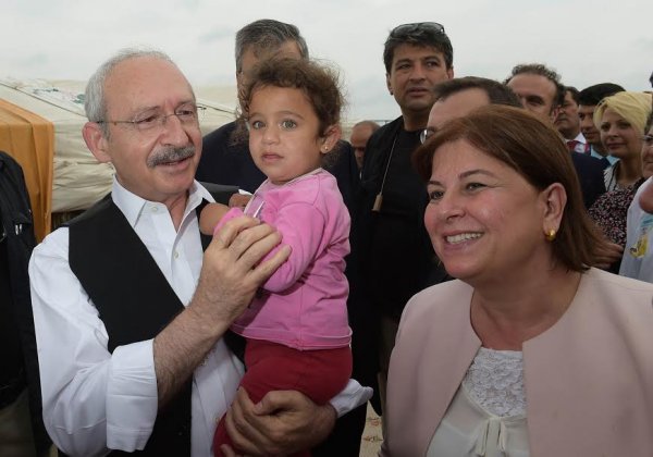 Kılıçdaroğlu kasket taktı, çapa yaptı