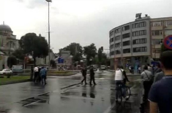 İstanbul'daki kalleş saldırıdan ilk görüntüler!