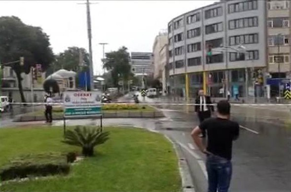 İstanbul'daki kalleş saldırıdan ilk görüntüler!