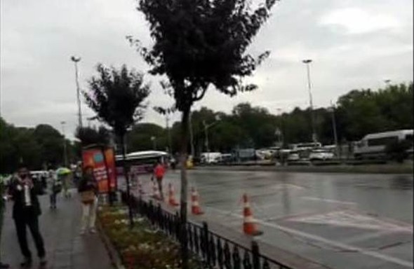 İstanbul'daki kalleş saldırıdan ilk görüntüler!