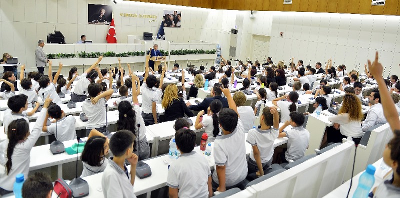 Çocuklar sordu, Başkan Kocaoğlu yanıtladı