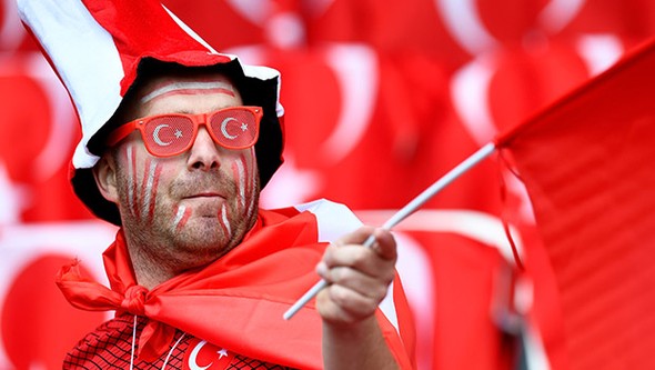 Türkiye - Hırvatistan maçı öncesi Türk taraftarlar