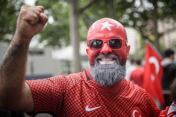 Türkiye - Hırvatistan maçı öncesi Türk taraftarlar
