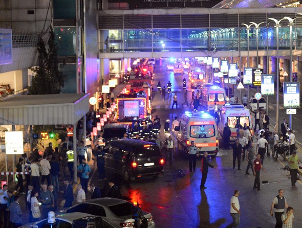 Patlamalardan sonra ilk görüntüler