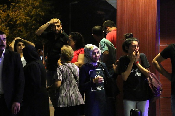 Patlamalardan sonra ilk görüntüler