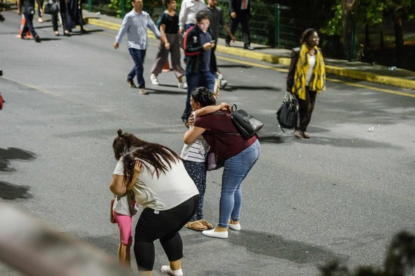 Patlamalardan sonra ilk görüntüler