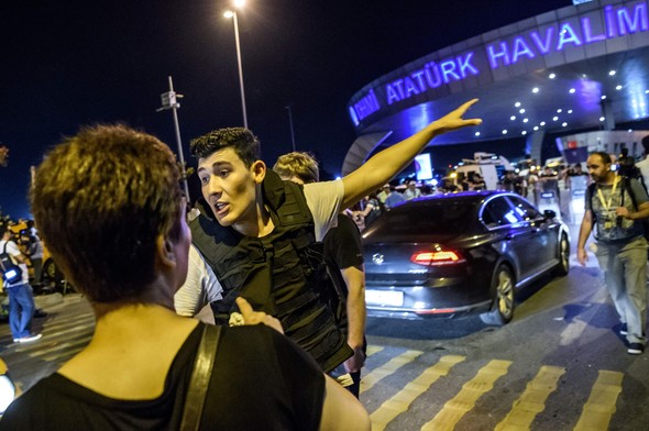 Patlamalardan sonra ilk görüntüler