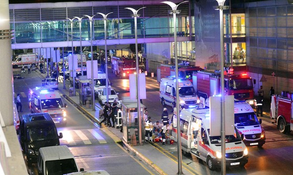 Patlamalardan sonra ilk görüntüler