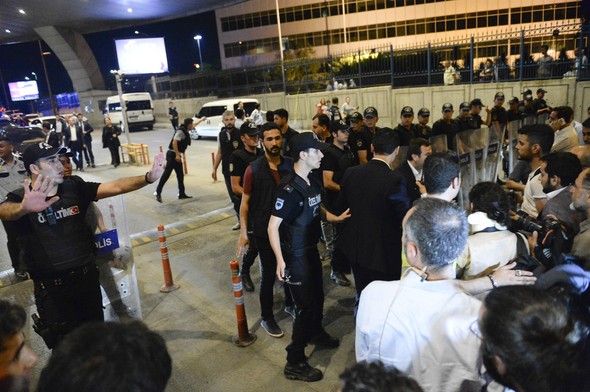 Patlamalardan sonra ilk görüntüler