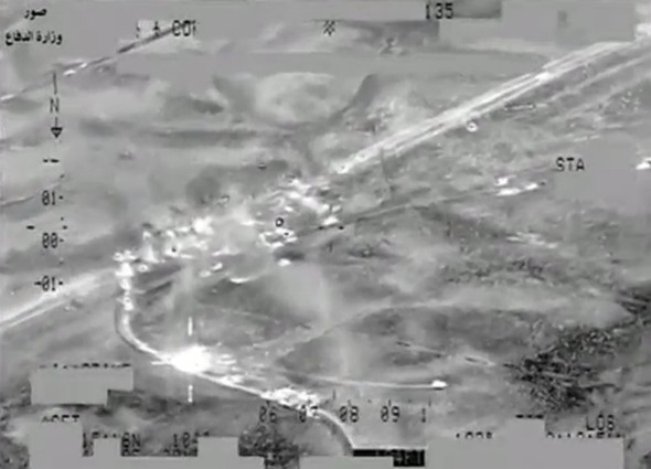 IŞİD militanları böyle vuruldu