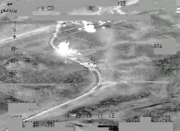 IŞİD militanları böyle vuruldu