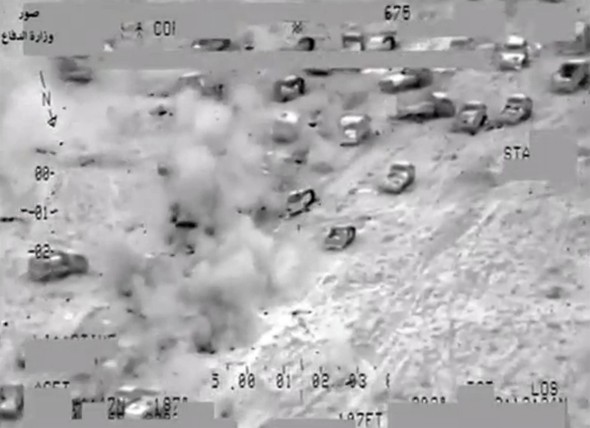 IŞİD militanları böyle vuruldu