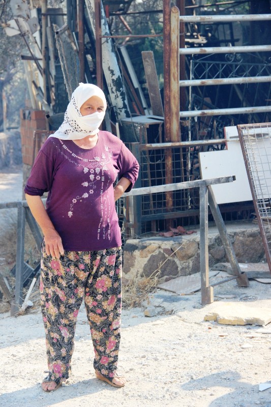 Bodrumda korkutan yangın