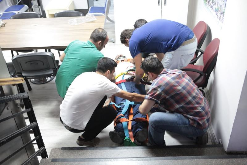 Bornova Belediyesi’nde ‘Acil durum’ tatbikatı