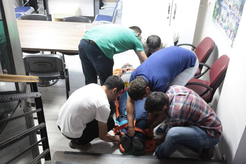 Bornova Belediyesi’nde ‘Acil durum’ tatbikatı
