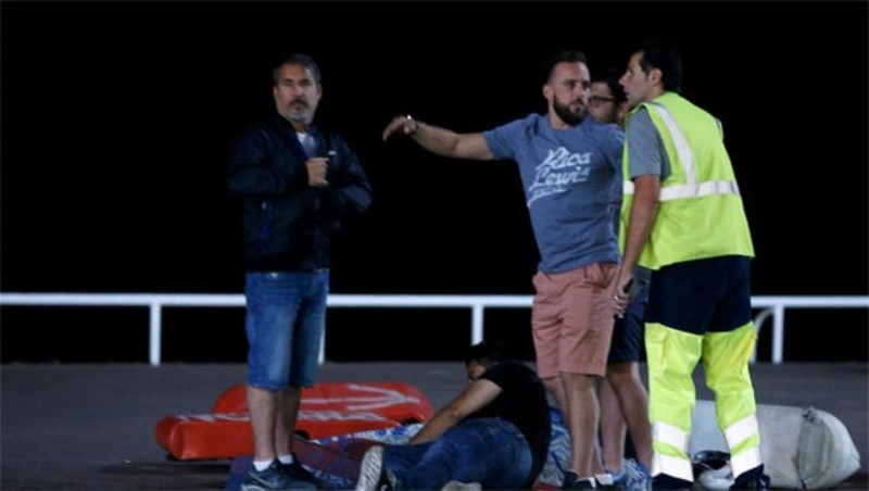 Fransa'daki saldırıdan korkunç görüntüler