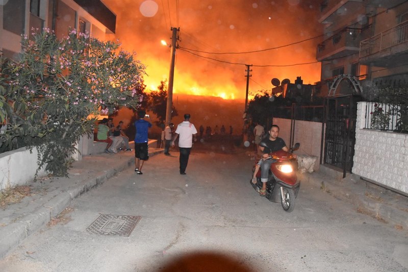 Buca'da yangın kabusu