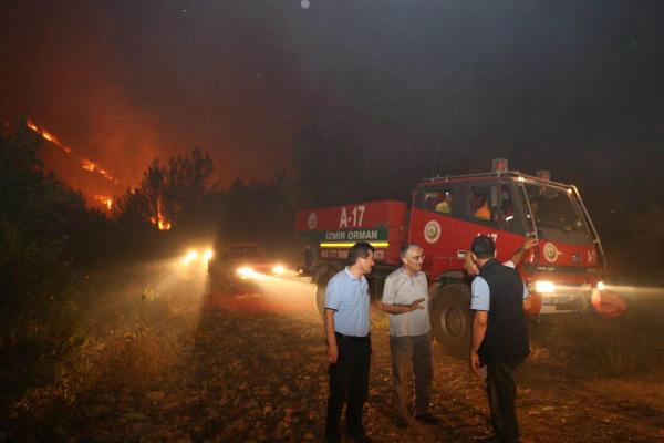 İzmir'de yangın kabusu