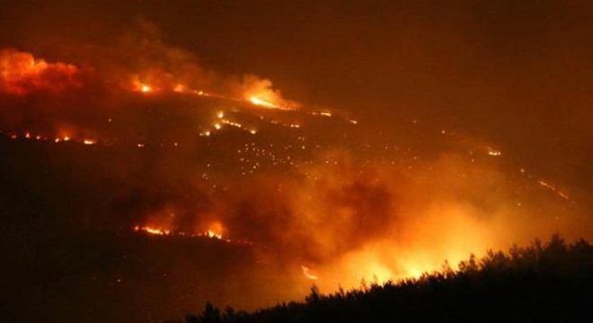 İzmir'de yangın kabusu
