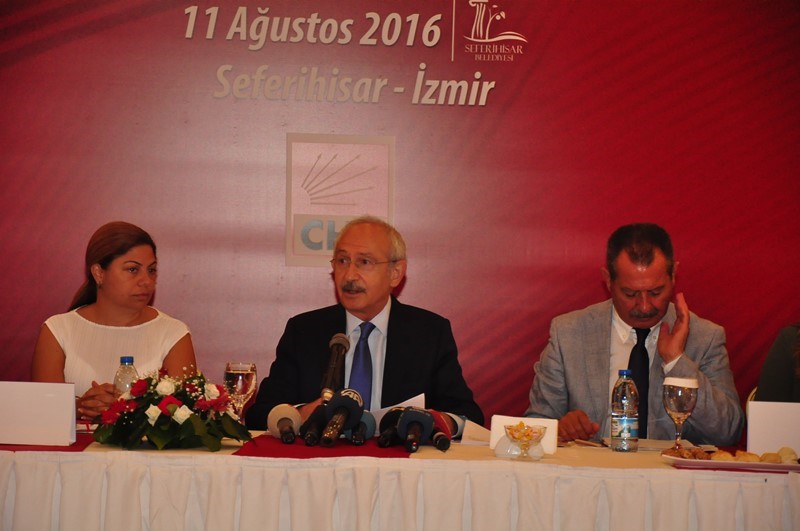 CHP lideri Kılıçdaroğlu Seferihisar'da