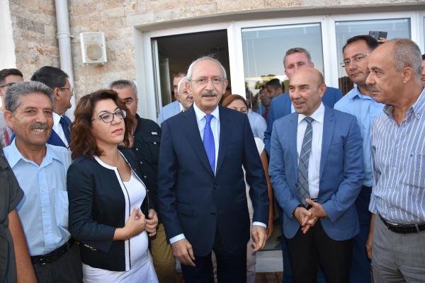 CHP lideri Kılıçdaroğlu Seferihisar'da