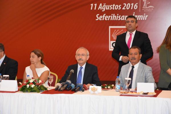 CHP lideri Kılıçdaroğlu Seferihisar'da