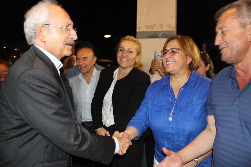 CHP lideri Kılıçdaroğlu Seferihisar'da