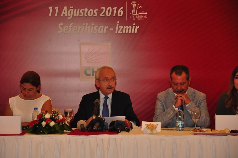 CHP lideri Kılıçdaroğlu Seferihisar'da