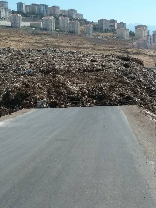 Harmandalı'nda korkutan heyalan