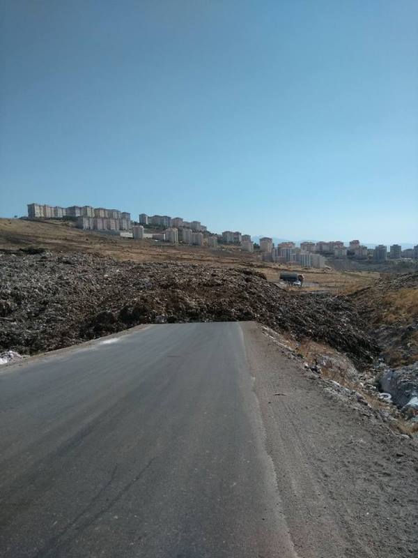 Harmandalı'nda korkutan heyalan