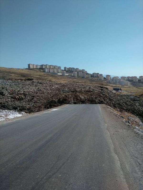 Harmandalı'nda korkutan heyalan