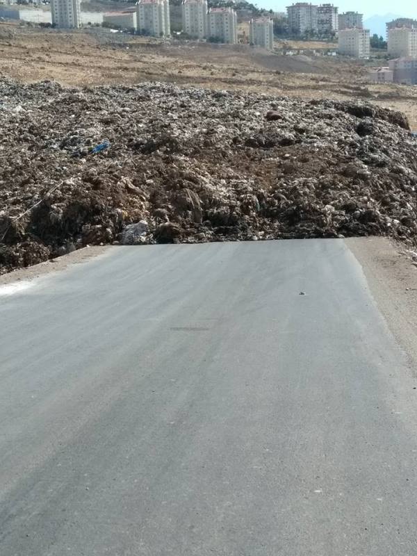 Harmandalı'nda korkutan heyalan