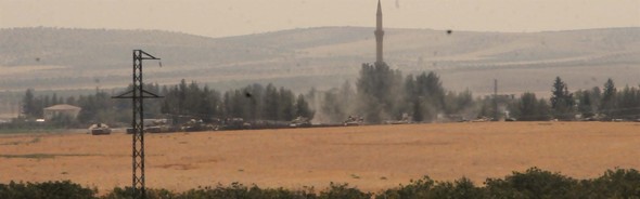 Sınırda sıcak saatler tanklar gönderildi